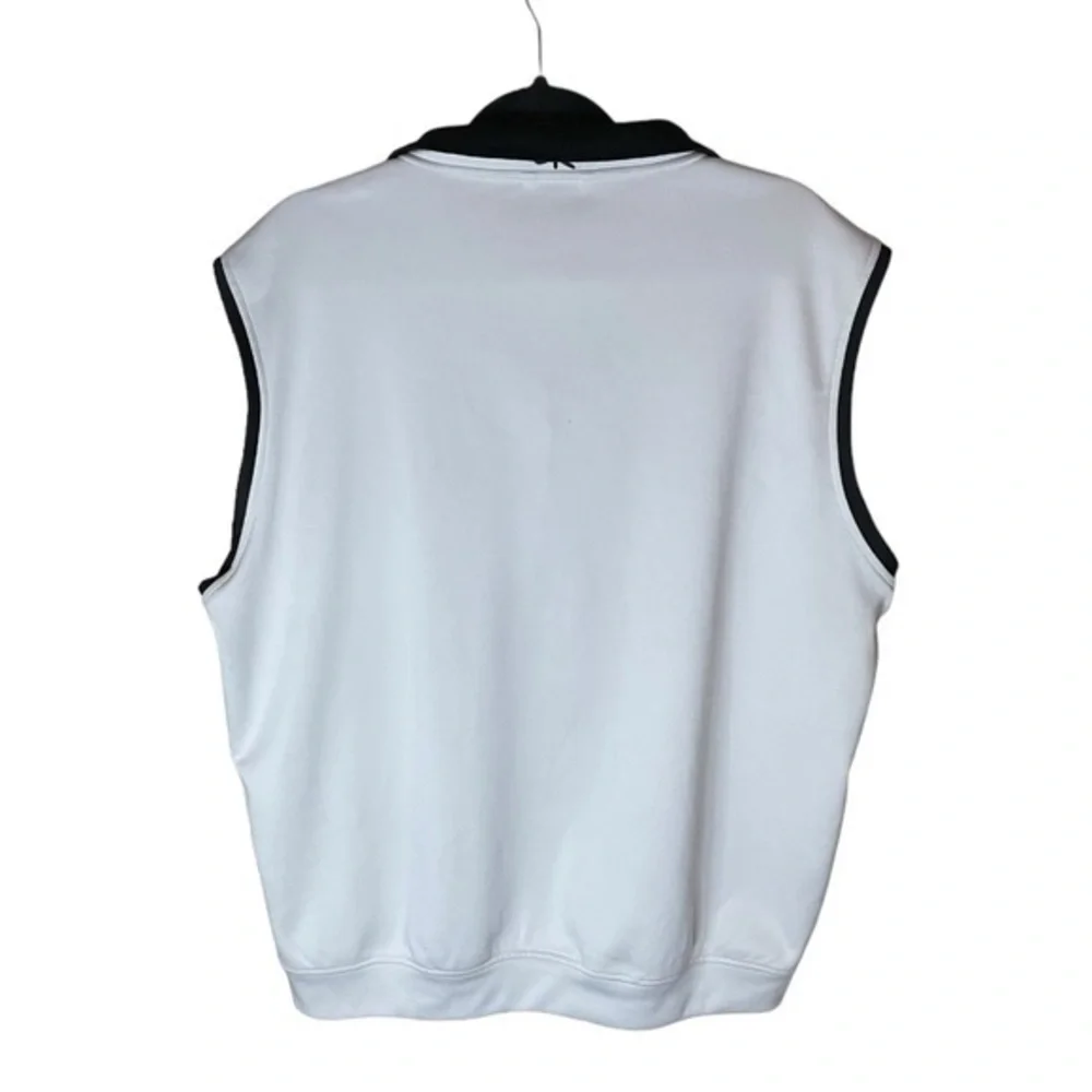 Zero Restriction Tour‎ Serious White Pullover Vest Size Large Oak Tree National - Picture 2 of 7